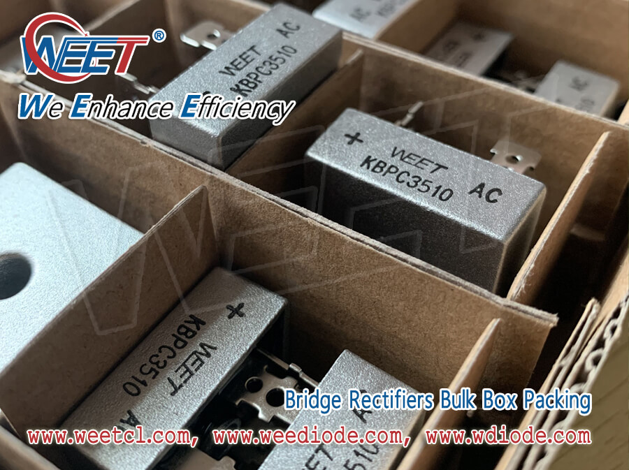 WEET-Bridge-Rectifiers-Package-Bulk-Box-Packing-KBPC-KBPCW-BR-BRW-KBU-KBP-KBL-WEE-Technology