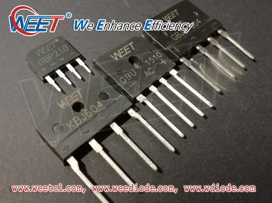 WEET Guide us How to Connect the WEET SMD Round and Square Package Bridge Rectifiers